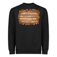 Black wood leopard and shimmer background 3200x2400 Heavyweight Sweatshirt - AdoDesignShop