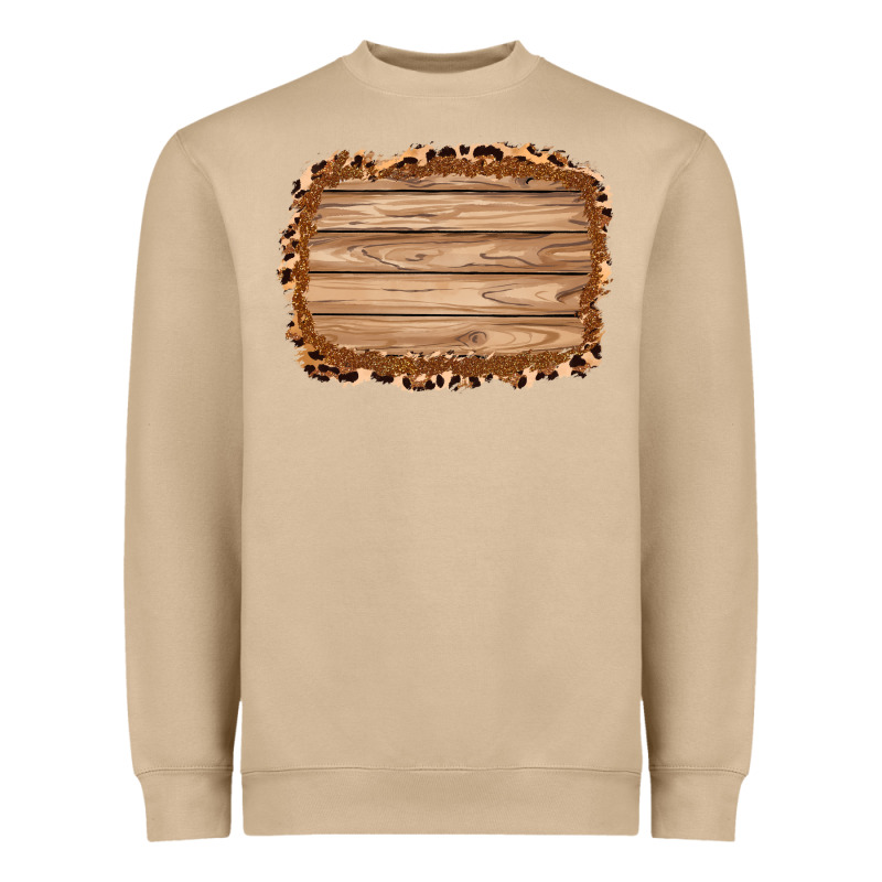 Wood Leopard And Shimmer Background 3200x2400 Heavyweight Sweatshirt by AdoDesignShop | Teevron