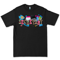 Black secretary Premium Tee - Zillion Design Studio