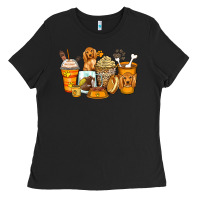 Black cocker spaniel coffee cups Ladies Tee - Zillion Design Studio