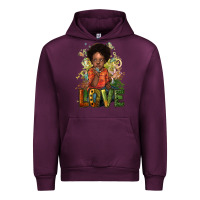 Mauve Wine Black are boy love Urban Hoodie - HowdyJamesFarm