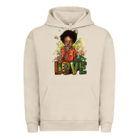 Pigment French Oak Black are boy love Urban Hoodie - HowdyJamesFarm