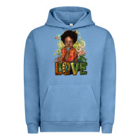 Pigment Pebble Blue Black are boy love Urban Hoodie - HowdyJamesFarm