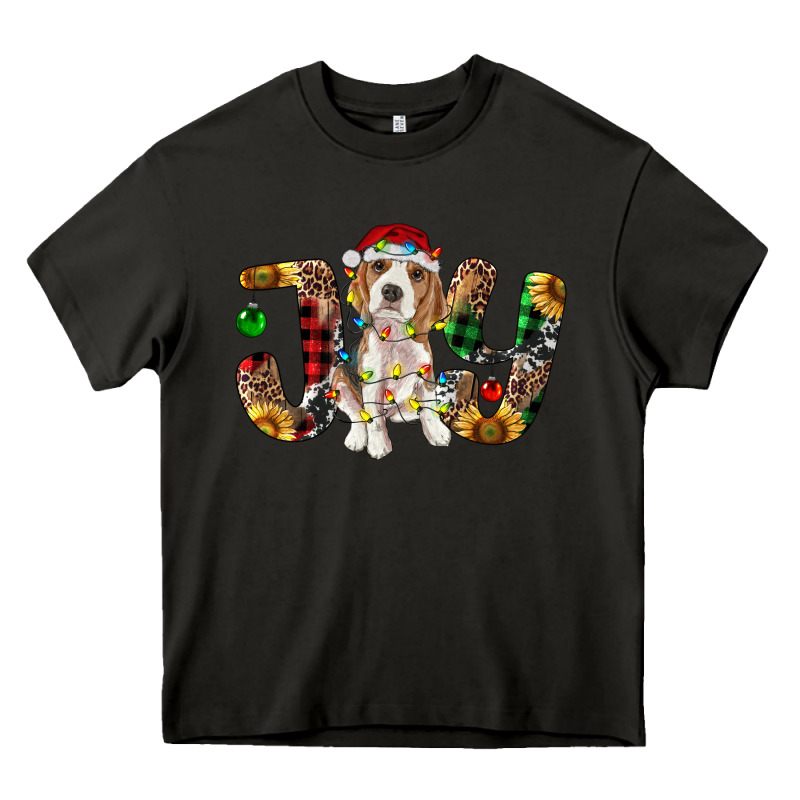 Beagle Christmas Joy Heavy Core Tee by RanaPortraitStore | Teevron