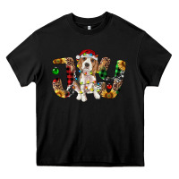 Black beagle christmas joy Heavy Core Tee - RanaPortraitStore