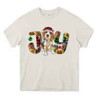 Cream beagle christmas joy Heavy Core Tee - RanaPortraitStore