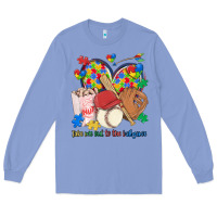 Take Me Out To The Ballgame  Autism Baseball Long Sleeve Tee | Teevron