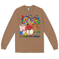 Toasted Coconut take me out to the ballgame  autism baseball Long Sleeve Tee - MaliasSmallBusiness