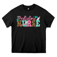 Black pediatric nurse Heavy Core Tee - texasbilliewilder