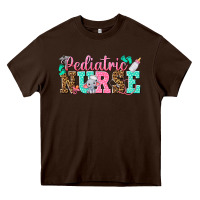 Chocolate Brown pediatric nurse Heavy Core Tee - texasbilliewilder