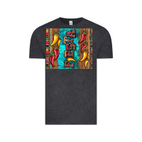 Vintage Black fiesta with pepper Vintage Tee - Artiststas