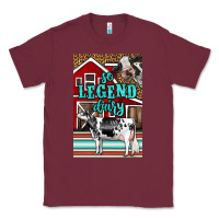 Burgundy Western So Legend Dairy Holstein Cow Classic Tee - LillyAllenDesigns