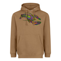 Toasted Coconut mardi gras lobster Heavyweight Hoodie - RanaPortraitStore