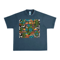 Midnight Navy cactus gemstone Urban Heavy Tee - AdoDesignShop