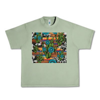Oil Green cactus gemstone Urban Heavy Tee - AdoDesignShop
