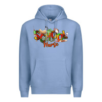 Colony Blue school nurse juneteenth Premium Hoodie - NancyCooperArtShop