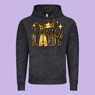Birthday Lady Vintage Hoodie Designed By Ranaportraitstore