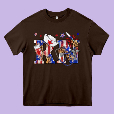 Rn Registered Nurse Billie Wilder Heavy Core Tee Designed By Texasbilliewilder
