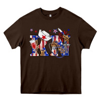 Chocolate Brown rn registered nurse billie wilder Heavy Core Tee - texasbilliewilder