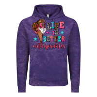Cloud Purple life is better with sprinkles Vintage Hoodie - AdoDesignShop