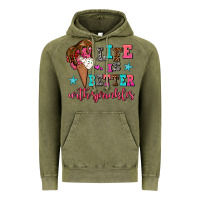 Vintage Olive life is better with sprinkles Vintage Hoodie - AdoDesignShop