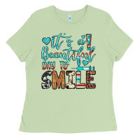 Matcha it’s a beautiful day to smile Ladies Tee - JahusDesignShop