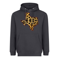 Smoke Western Texas Map Leopard Pattern Heavyweight Hoodie - Bettercallsaul
