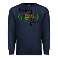 Navy Merry Grinch Mas Premium Sweatshirt - Bettercallsaul
