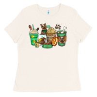 Bone yorkshire terrier coffee cups Ladies Tee - Zillion Design Studio