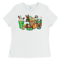 White yorkshire terrier coffee cups Ladies Tee - Zillion Design Studio