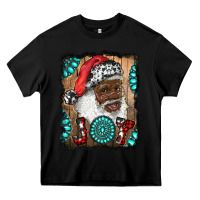 Black african american santa joy Heavy Core Tee - RanaPortraitStore