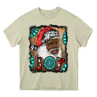 Mossy african american santa joy Heavy Core Tee - RanaPortraitStore