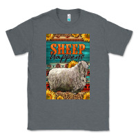 Charcoal Heather Western Sheep Happens Sunflowers Classic Tee - LillyAllenDesigns