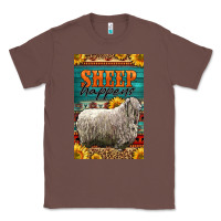 Chestnut Western Sheep Happens Sunflowers Classic Tee - LillyAllenDesigns