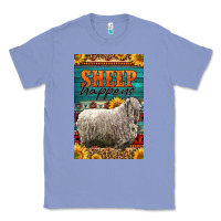 Colony Blue Western Sheep Happens Sunflowers Classic Tee - LillyAllenDesigns