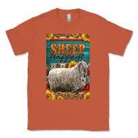 Copper Western Sheep Happens Sunflowers Classic Tee - LillyAllenDesigns