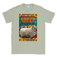 Matcha Western Sheep Happens Sunflowers Classic Tee - LillyAllenDesigns