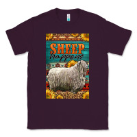 Plum Western Sheep Happens Sunflowers Classic Tee - LillyAllenDesigns
