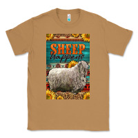 Toasted Coconut Western Sheep Happens Sunflowers Classic Tee - LillyAllenDesigns