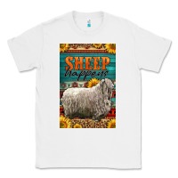 White Western Sheep Happens Sunflowers Classic Tee - LillyAllenDesigns