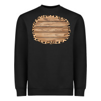 Black wood and leopard background 3200x2400 Heavyweight Sweatshirt - AdoDesignShop