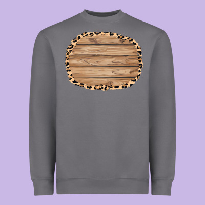 Wood And Leopard Background 3200x2400 Heavyweight Sweatshirt Designed By Adodesignshop