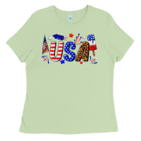 Matcha usa 4th of july Ladies Tee - texasbilliewilder