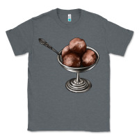 Charcoal Heather Chocolate ice cream Classic Tee - AdoDesignShop