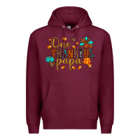 Burgundy one thankful papa Premium Hoodie - JahusDesignShop