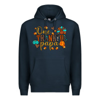 Navy one thankful papa Premium Hoodie - JahusDesignShop