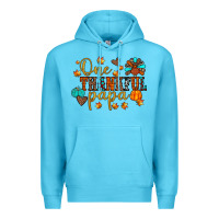 Ocean Blue one thankful papa Premium Hoodie - JahusDesignShop