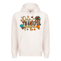 Pale Pink one thankful papa Premium Hoodie - JahusDesignShop