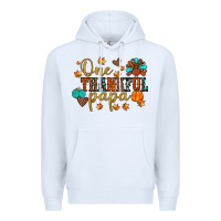 White one thankful papa Premium Hoodie - JahusDesignShop