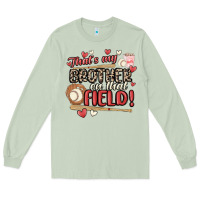 Matcha that's my brother on that field  baseball Long Sleeve Tee - MaliasSmallBusiness